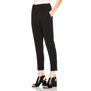 ALEXANDER WANG Black Onyx Ankle-length Tapered Leg Ankle Pants Sz 4